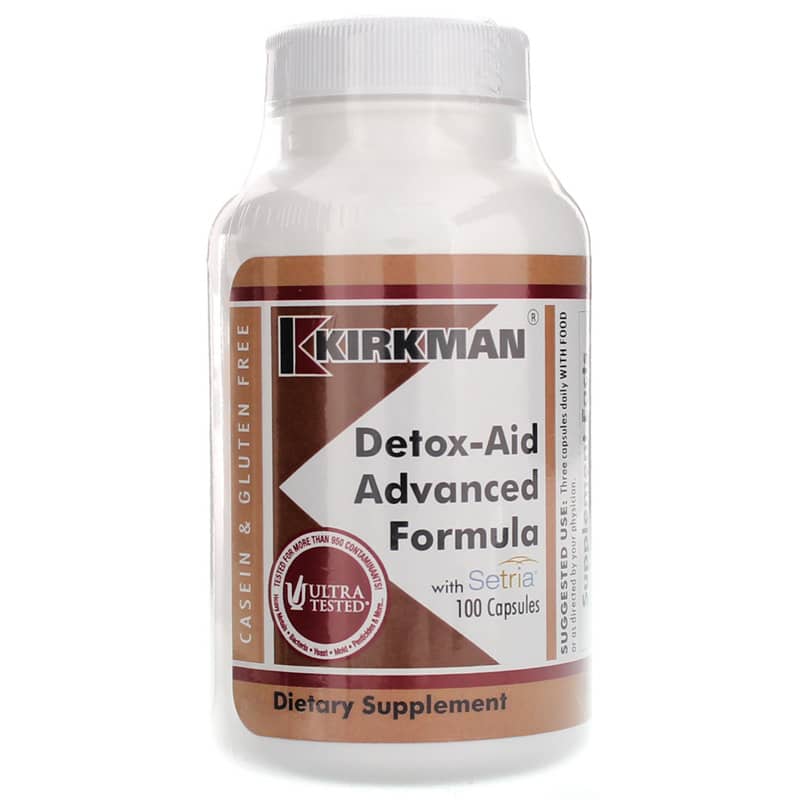 Kirkman Detox-Aid Advanced Formula 100 Capsules