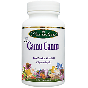 100% Pure Camu Camu - Food Nutrient Vitamin C - 400 MG (60 Vegetarian Capsules)
