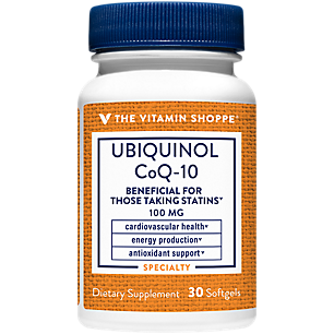 Ubiquinol CoQ-10 - Helps Energy Production, Supports Cellular & Cardiovascular Health - 100 MG (30 Softgels)