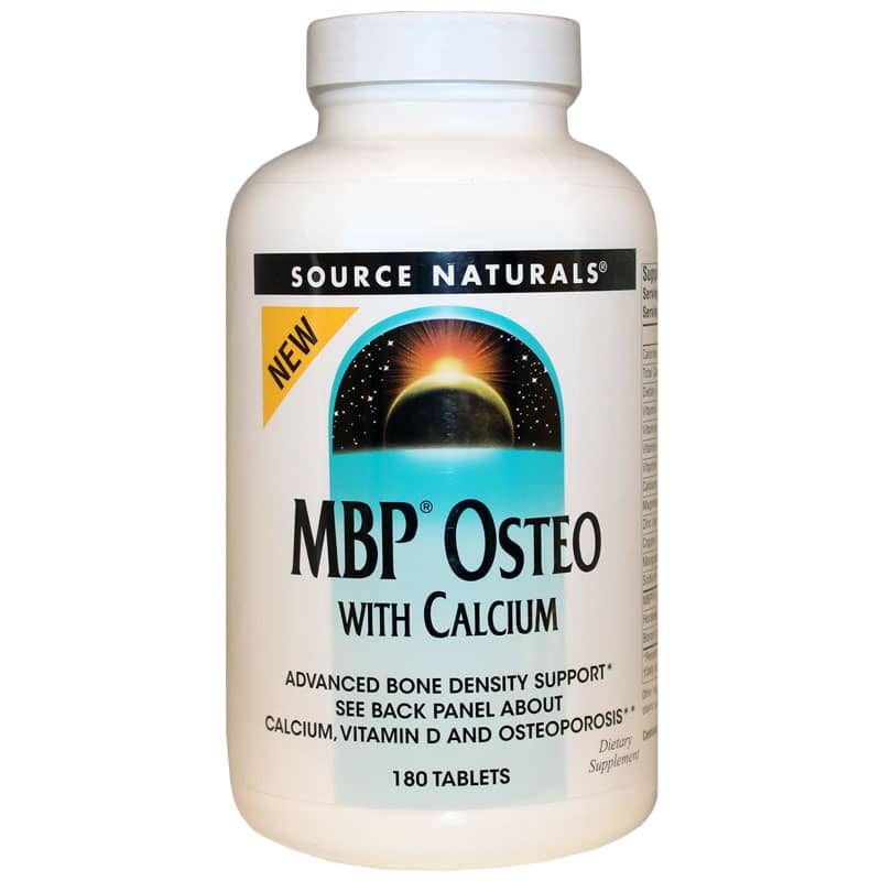 Source Naturals MBP Osteo with Calcium 180 Tablets