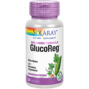 GlucoRed Bitter Melon Formula with Chromium, Gymnema & ALA (30 Capsules)