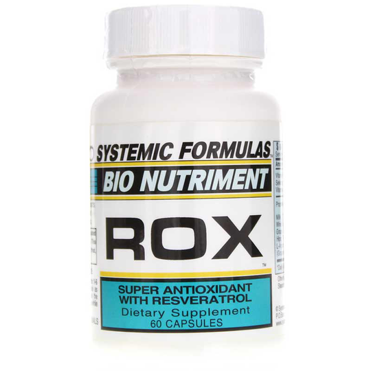 Systemic Formulas ROX Super Antioxidant with Resveratrol 60 Capsules