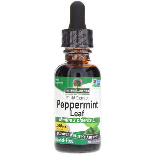 Natures Answer Peppermint Leaf Extract Alcohol-Free 1 Oz