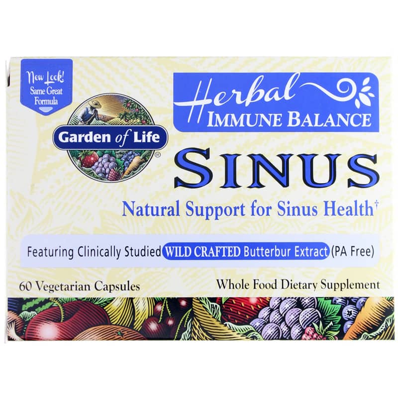 Garden of Life Immune Balance Sinus 60 Veg Capsules
