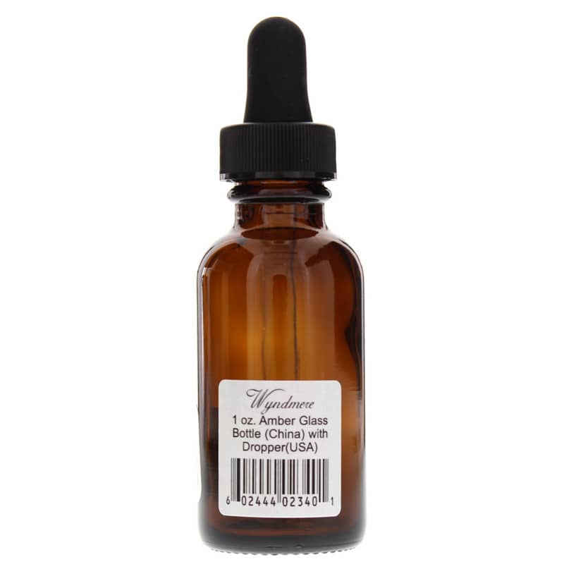 Wyndmere Essential Oils Glass Dropper Bottle Amber 1 Oz 1 Piece(s)