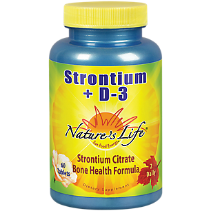 Strontium Plus Vitamin D3 - Bone Health Formula (60 Tablets)