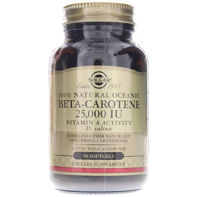 Solgar Beta-Carotene 25000 IU 90 Softgels