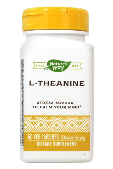 Nature's Way - L-Theanine Suntheanine 200 mg. - 60 Vegetarian Capsules