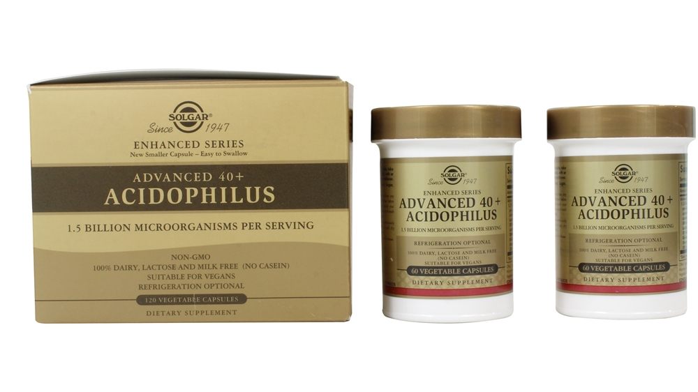 Solgar - Advanced 40 Acidophilus 1.5 Billion CFU - 120 Vegetable Capsule(s)