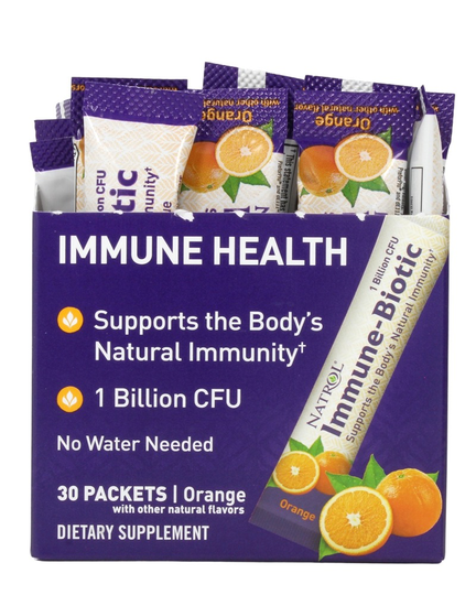Natrol - Immune-Biotic Immune Health Powder Orange - 30 Packet(s)