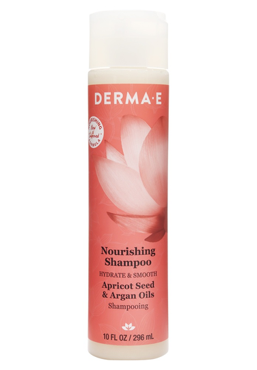 DERMA-E - Nourishing Shampoo Apricot Seed & Argan Oils - 10 fl. oz.