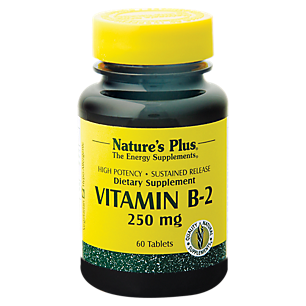 Vitamin B-2 - High Potency - Sustained Release - 250 MG (60 Tablets)