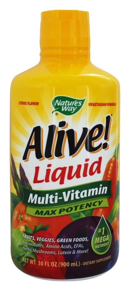 Nature's Way - Alive Liquid Multi Vitamins & Minerals Natural Citrus - 30 fl. oz.