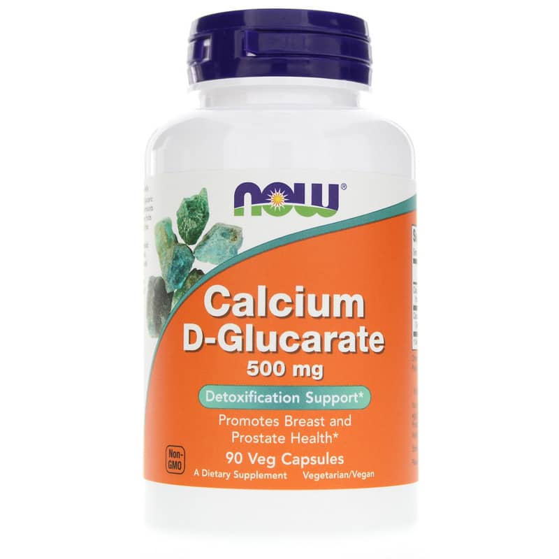 NOW Foods Calcium D-Glucarate 500 Mg 90 Veg Capsules