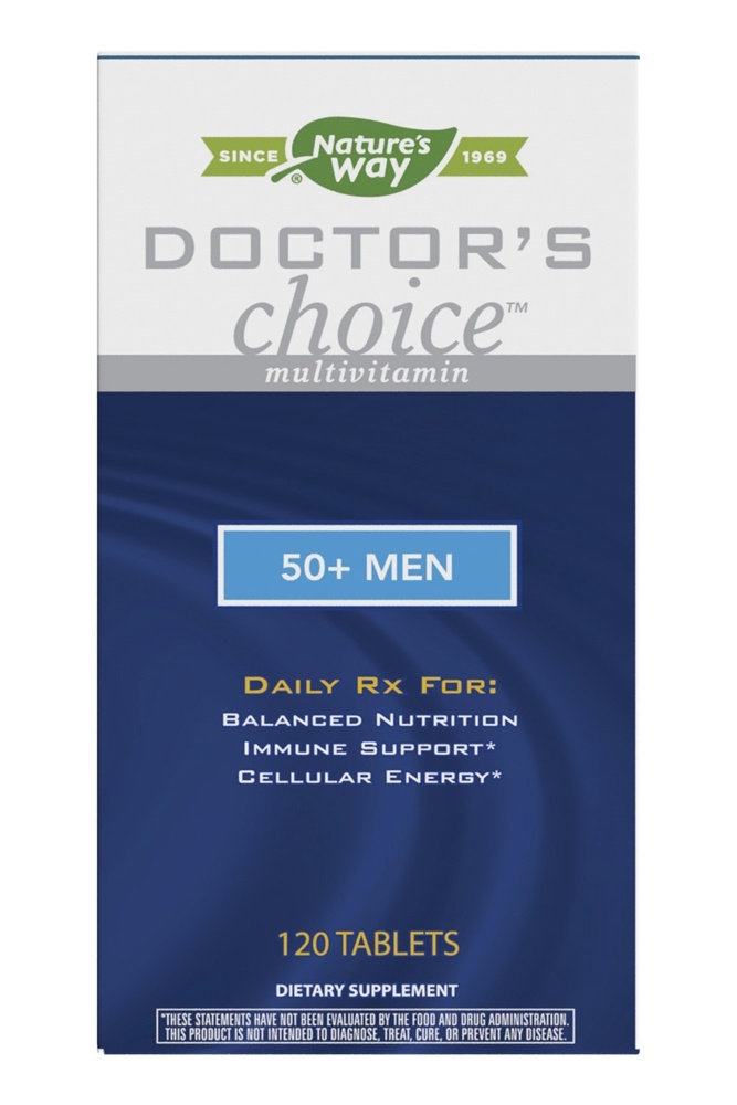 Nature's Way - Doctor's Choice Multivitamin For 50-Plus Men - 120 Tablets