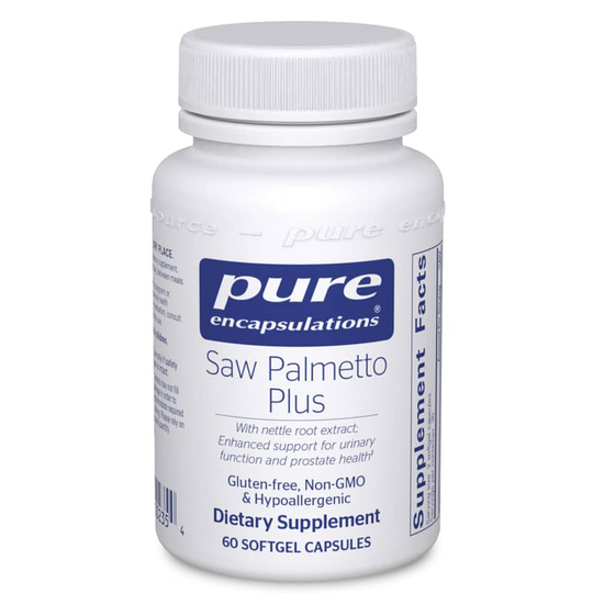 Pure Encapsulations Saw Palmetto Plus with Nettle Root Extract 60 Softgels