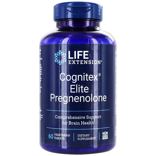 Life Extension - Cognitex Elite Pregnenolone - 60 Vegetarian Tablets