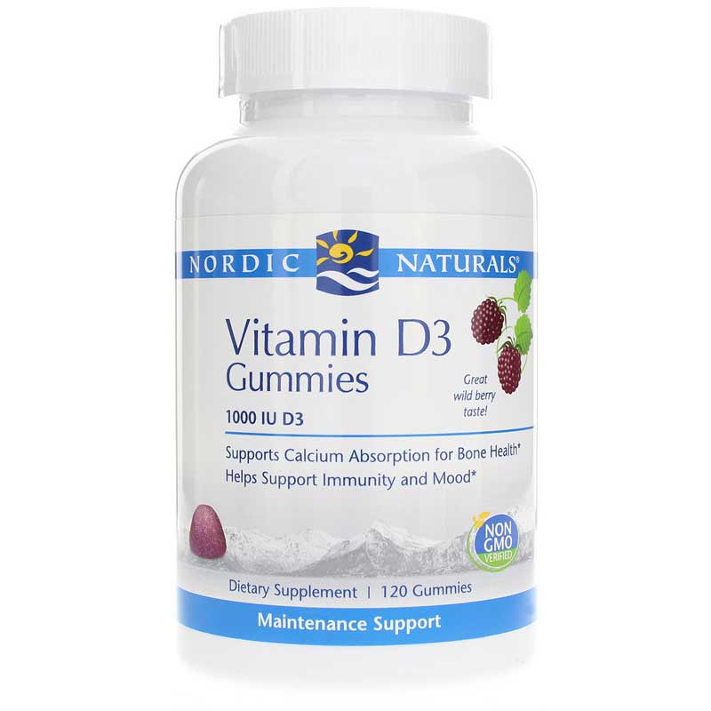 Nordic Naturals Vitamin D3 Gummies Pro 120 Gummies