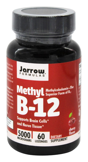Jarrow Formulas - Methyl B12 5000 mcg. - 60 Lozenges