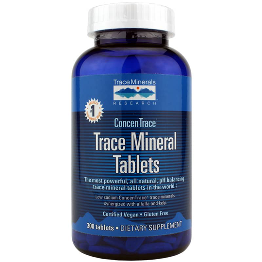 Trace Minerals Research ConcenTrace Trace Mineral Tablets 300 Tablets