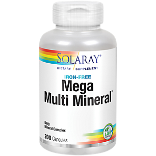 Mega Multi Mineral - Full Range Amino Acid Chelate - Iron Free (200 Capsules)