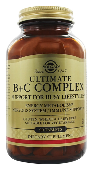 Solgar - Ultimate BC Complex Stress Formula - 90 Tablets