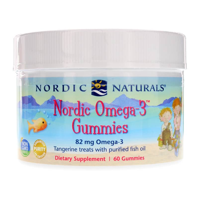 Nordic Naturals Nordic Omega-3 Gummies Tangerine 60 Gummies