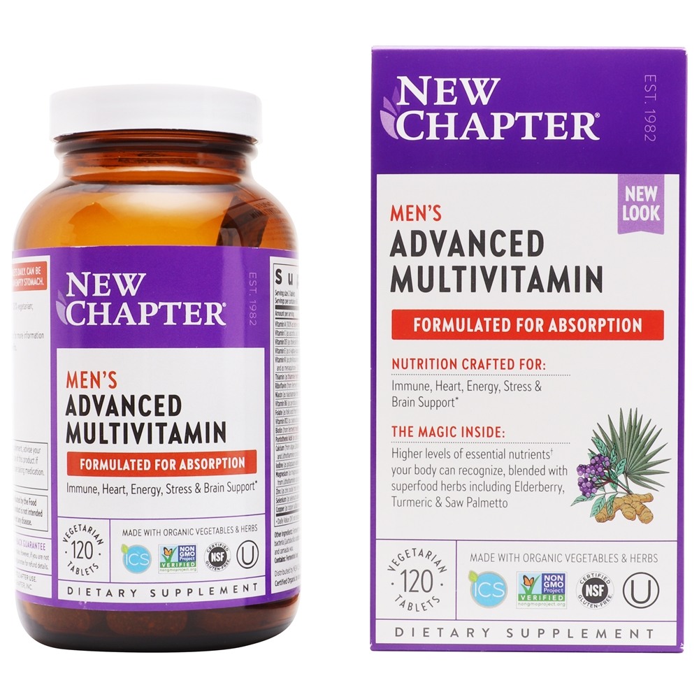 New Chapter - Men's Advanced Multivitamin - 120 Vegetarian Tablets
