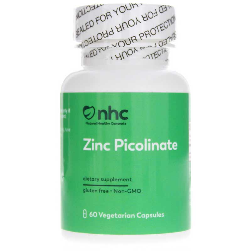 Natural Healthy Concepts Zinc Picolinate 30 Mg 60 Veg Capsules
