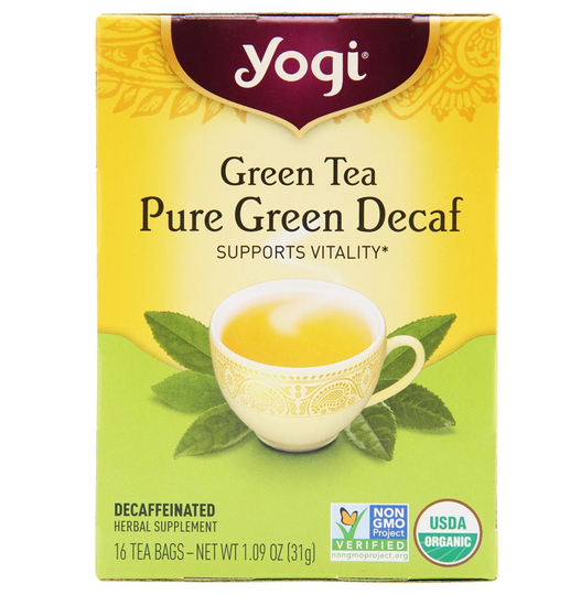 Yogi Tea - Organic Green Tea Pure Green Decaffeinated - 16 Tea Bags
