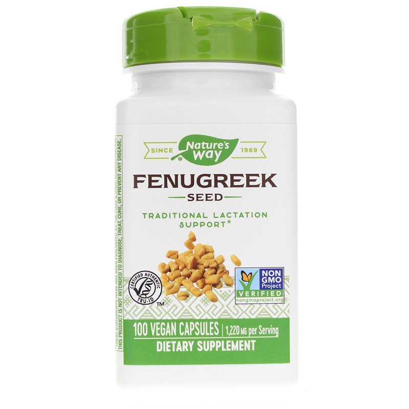Natures Way Fenugreek Seed 100 Veg Capsules