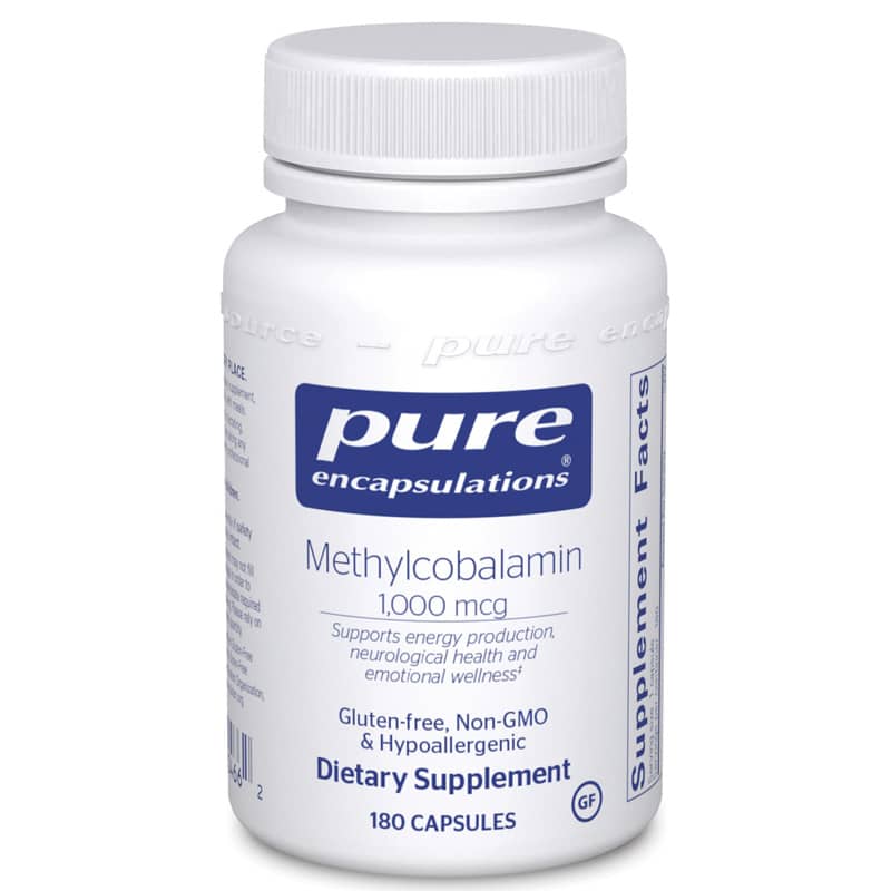 Pure Encapsulations Methylcobalamin 1000 Mcg 180 Capsules