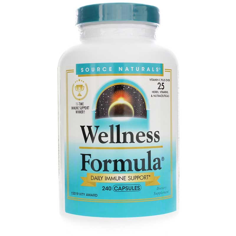 Source Naturals Wellness Formula Capsules 240 Capsules