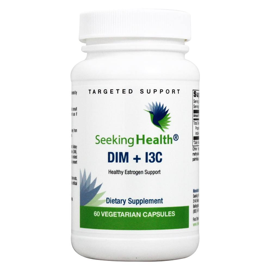 Seeking Health - DIM I3C Healthy Estrogen Support - 60 Vegetarian Capsules