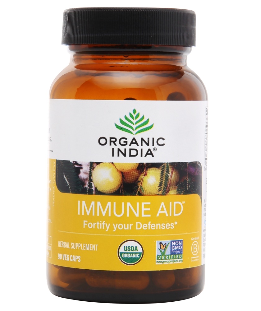 Organic India - Immune Aid - 90 Veg Capsules