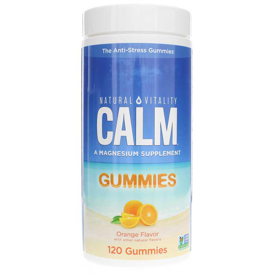 Natural Vitality Calm Gummies Orange 120 Gummies