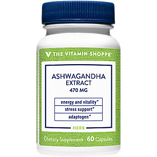 Ashwagandha Extract - Promotes Energy & Vitality, Stress Support - 470 MG (60 Capsules)