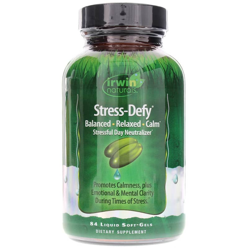 Irwin Naturals Stress-Defy 84 Liquid Softgels