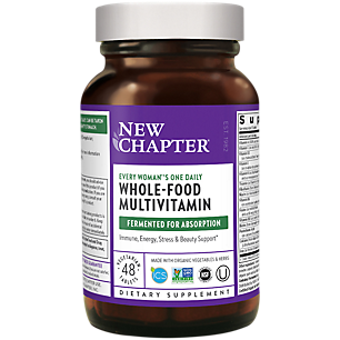 Organic Multivitamin for Every Woman - Whole-Food Complex - Once Daily (48 Tablets)