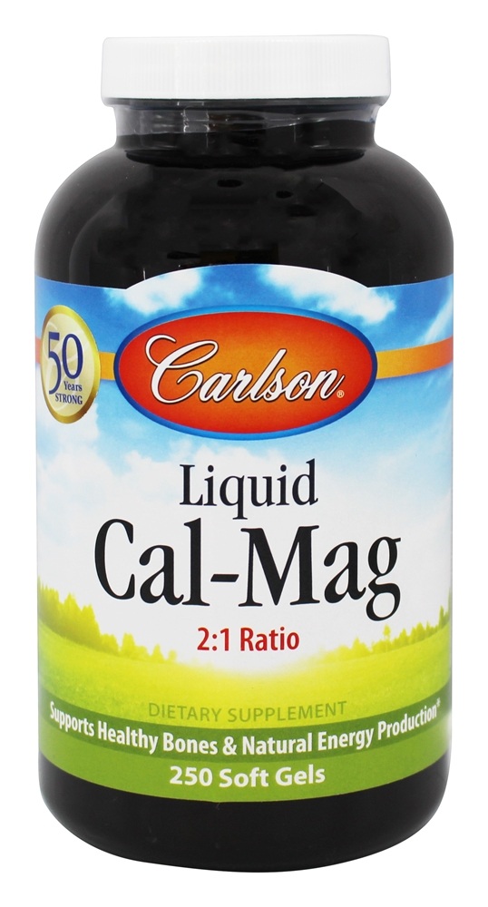 Carlson Labs - Liquid Cal-Mag - 250 Softgels