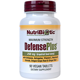 Defense Plus Grapefruit Seed Extract - Maximum Strength - 250 MG (90 Vegan Tablets)