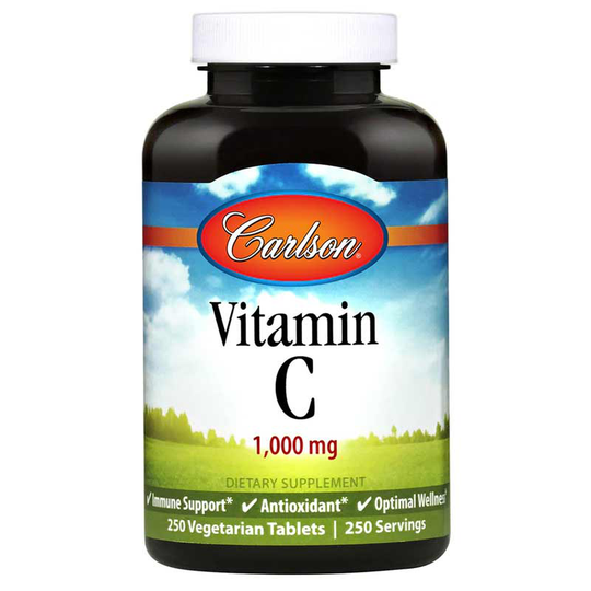 Carlson Labs Vitamin C 1000 Mg 250 Veg Tablets