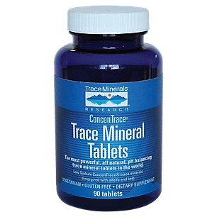 ConcenTrace Trace Minerals - Natural & pH-Balancing (90 Tablets)