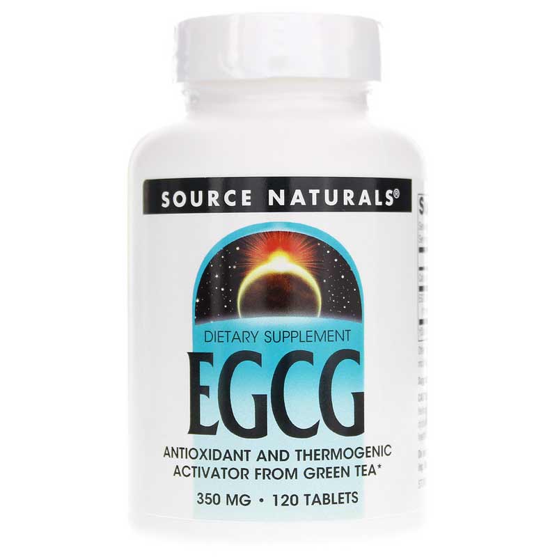 Source Naturals Egcg Antioxidant and Thermogenic Activator 120 Tablets