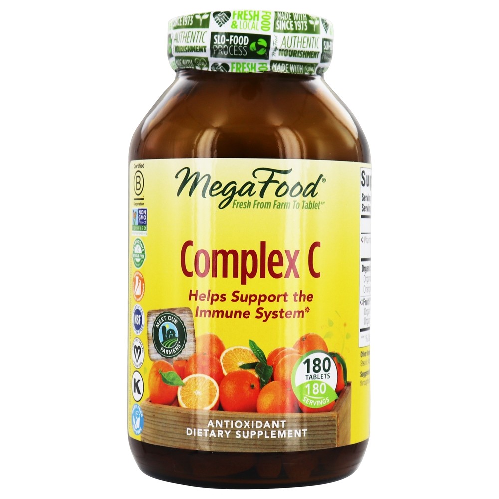 MegaFood - Complex C Organic Bioflavonoid Complex - 180 Tablets