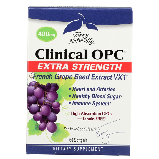 EuroPharma - Terry Naturally Clinical OPC Extra Strength 400 mg. - 60 Softgels