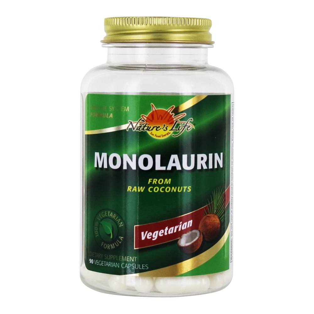 Nature's Life - Monolaurin 990 mg. - 90 Vegetarian Capsules