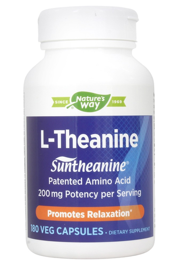 Nature's Way - L-Theanine Suntheanine 200 mg. - 180 Vegetable Capsule(s)
