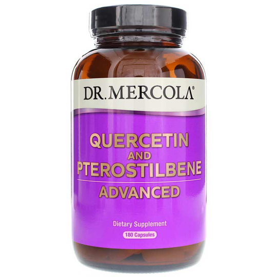 Dr. Mercola Quercetin & Pterostilbene Advanced 180 Capsules