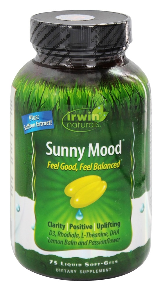 Irwin Naturals - Sunny Mood - 75 Liqui-Caps
